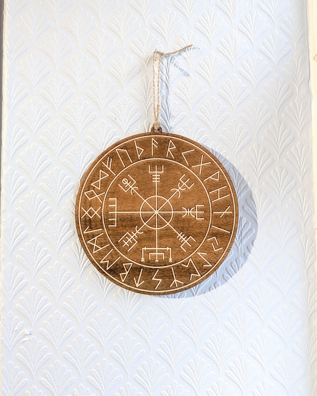 Vegvisir Wall Hanging / Viking Compass Wall Sign / Viking Wall Etsy