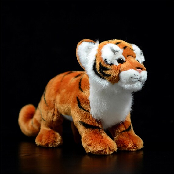 Handmade Simulation Panthera Tigris Stuffed Plush Soft Animals Etsy