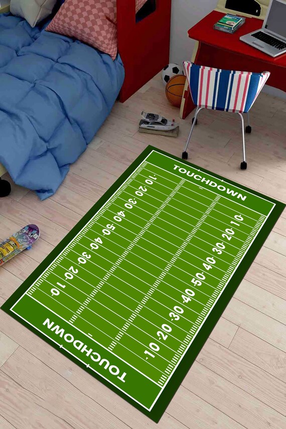 Soccer Field Rug Football Field Rug Grass Rug Popular Rug Etsy