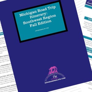 Itinerario de viaje por carretera en Michigan: Región Suroeste – Edición de otoño / Plan de viaje de un día en PDF + Mapa QR