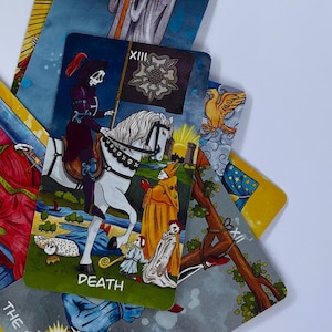 SKELETON'S SUNNY PATH タロットデッキ、タロットカード、78 枚のカード、タロットデッキ
