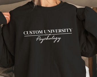 Custom College shirt,Custom School Sweatshirt,Personalized School Sweatshirt,Custom University Sweatshirt,Personalized College Program