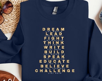Black History Sweatshirt, Dream Like Martin Sweatshirt, Black Lives Matter, Equality Hoodie, Black History Month, BLM Shirt Gift