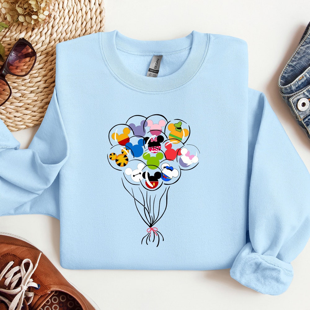 Mickey Balloons Shirt, Disney Balloon Shirt, Disney Balloon Shirt, Mickey Mouse Shirt, Disneyland Shirt, Disney Shirt, Disney Trip Shirts