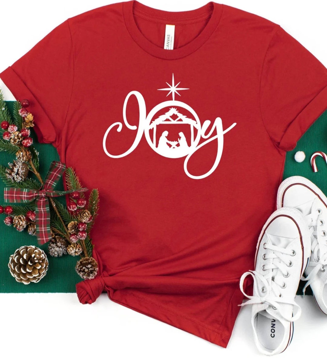 Joy Nativity Shirt,christmas Shirt, Joy Shirt,christmas Shirt,matching