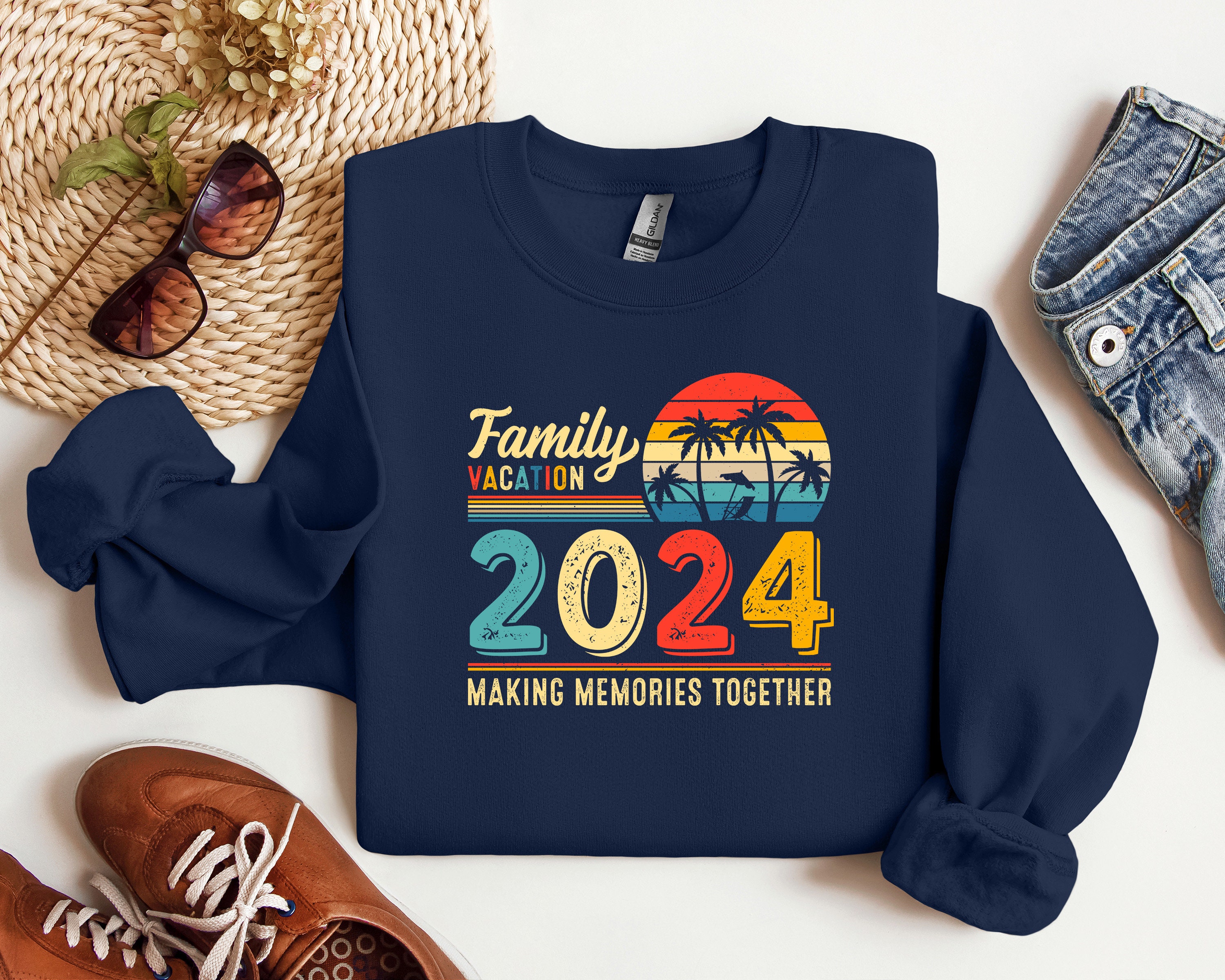 Discover Family Vacation 2024 Making Memories Together Shirt, Family Cruise Shirts, Family Holiday Shirt, Summer Vacation Tee, Family Travel Shirt