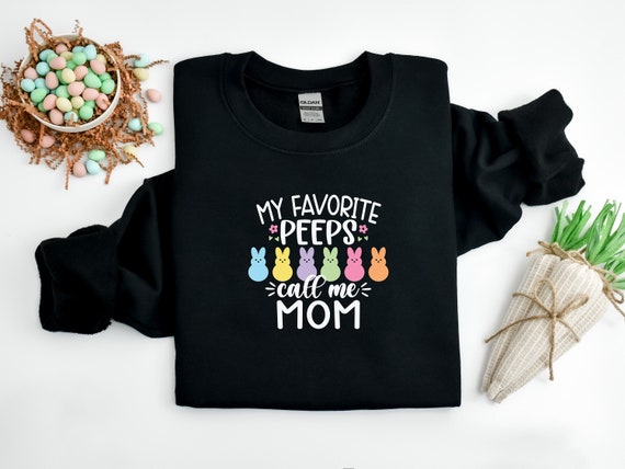 Womens My Favorite Peeps Call Me Mommy Easter Bunny T-Shirt Womens My Favorite Peeps Call Me Mommy Easter Bunny T-Shirt