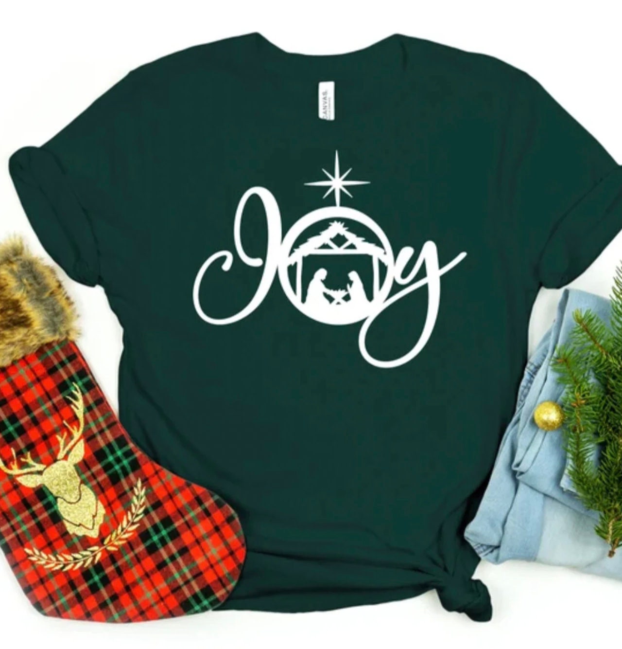 Joy Nativity Shirt,christmas Shirt, Joy Shirt,christmas Shirt,matching