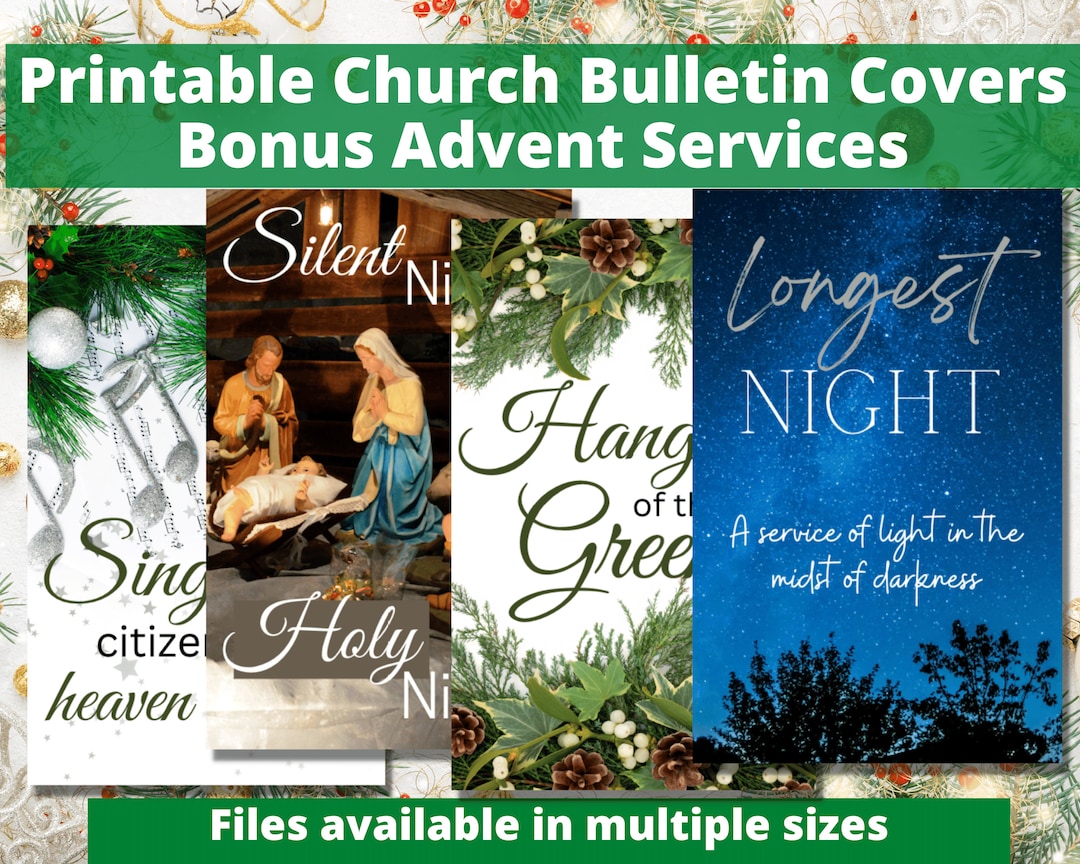 printable-church-bulletin-covers-special-advent-services-multiple-sizes-digital-download-etsy for Free Printable Christmas Bulletin Covers Printable Church Bulletin Covers - Special Advent Services - Multiple Sizes! - Digital Download - Etsy for Free Printable Christmas Bulletin Covers