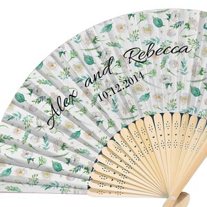 Ventagli di carta personalizzati in massa, regali di nozze, bomboniere, regali promozionali, regali di anniversario, gradienti modello Lam