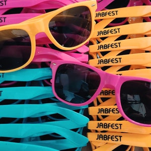 Neon Sunglasses Personalized Etsy