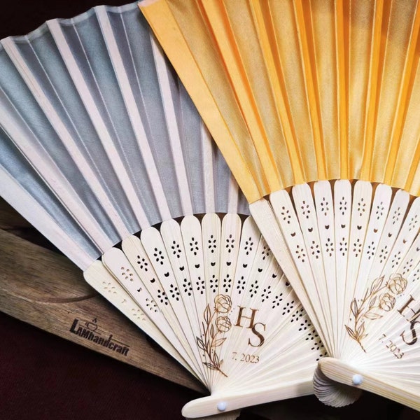 Silk Fans Etsy