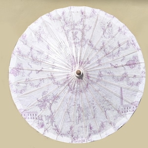 Personalized 33&quot; Vintage White Paper Wedding Parasol umbrella.Wedding/Party favors/Gifts/Welcome Sign,Flower Girl Accessory/Banner
