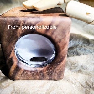 Personalized ferrofluid audio visualizer.speaker music companion, sound control Lava Rhythm Lamp,magnetic display desk toy