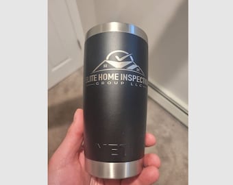 Vaso personalizado de 20 oz con logotipo o texto personalizado / Vaso personalizado / Vaso grabado personalizado