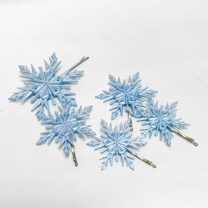 Elsa Snowflake Hair Pins Parks Inspired