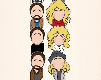 When Harry Met Sally Inspired Digital Art Print | Harry Met Sally