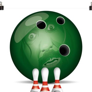 The Big Lebowski inspired movie poster