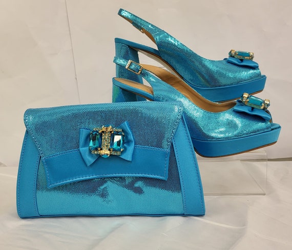 Italian Shoe and Bag Matching Set for Parties and Celebrations