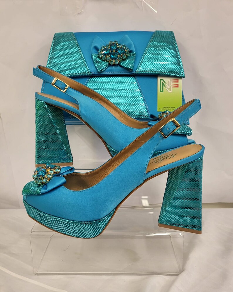 Italian Shoe and Bag Matching Set for Parties and Celebrations Etsy