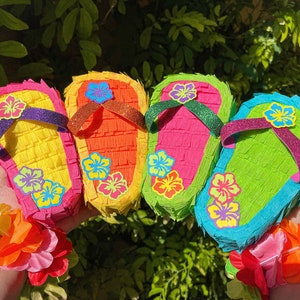 MINI Sandal Flip Flop Piñata for Summer, Beach, and Pool parties