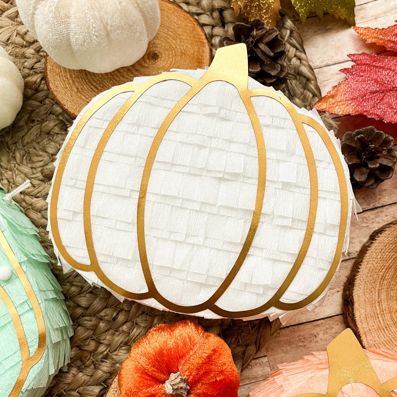 1 MINI Pumpkin Piñata for Fall and Thanksgiving - Etsy