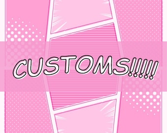 Sovrapposizioni personalizzate per stream di Twitch e YouTube per VTuber, avvisi, notifiche e schermate del titolo realizzate su misura.