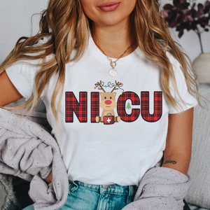 NICU Nurse Christmas shirt for Neonatal Intensive Care Unit Nurse, Christmas Hospital Party shirt, Festive Xmas Nurse, NICU Nursing Student