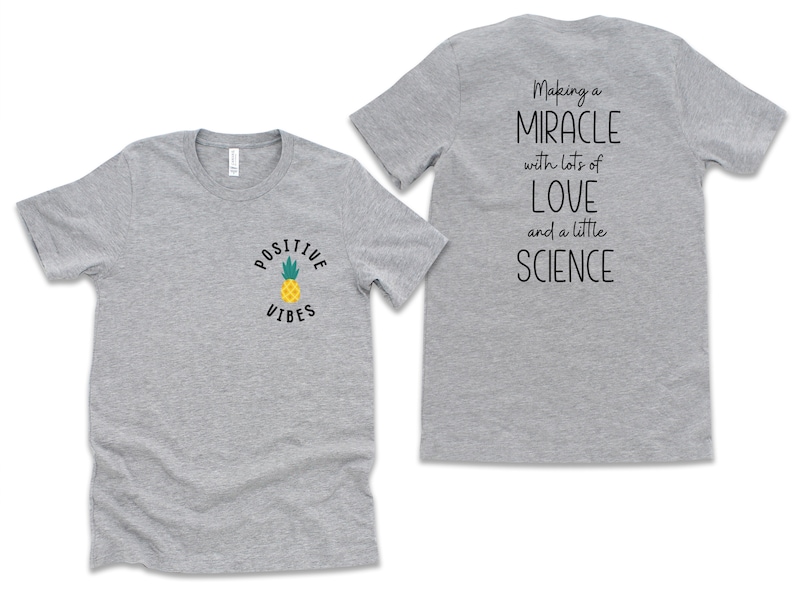 IVF Transfer Day Tshirt Infertility Journey Shirt Pineapple Etsy