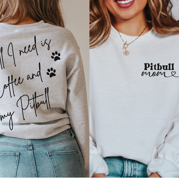 Pitbull Mom Shirt - Etsy