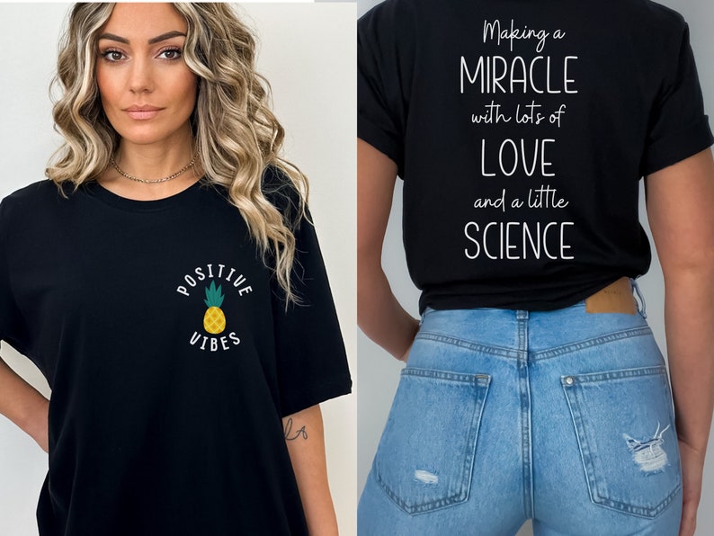 IVF Transfer Day Tshirt Infertility Journey Shirt Pineapple Etsy