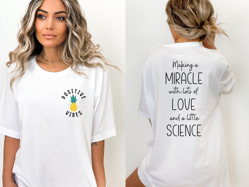 IVF Transfer Day Tshirt Infertility Journey Shirt Pineapple Etsy