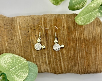 Mouse Head Dangle Earrings | Mouse Head Drop Earrings | Nickel Free Iron
