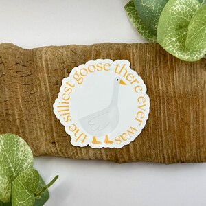Silly Goose Sticker | Waterproof Stickers for Waterbottle | Funny Stickers