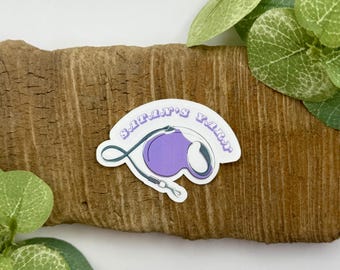 Satan’s Yarn Sticker | Vet Med Gifts | Veterinary Stickers | Waterproof Sticker for Water Bottle | Vet Tech Week Gift