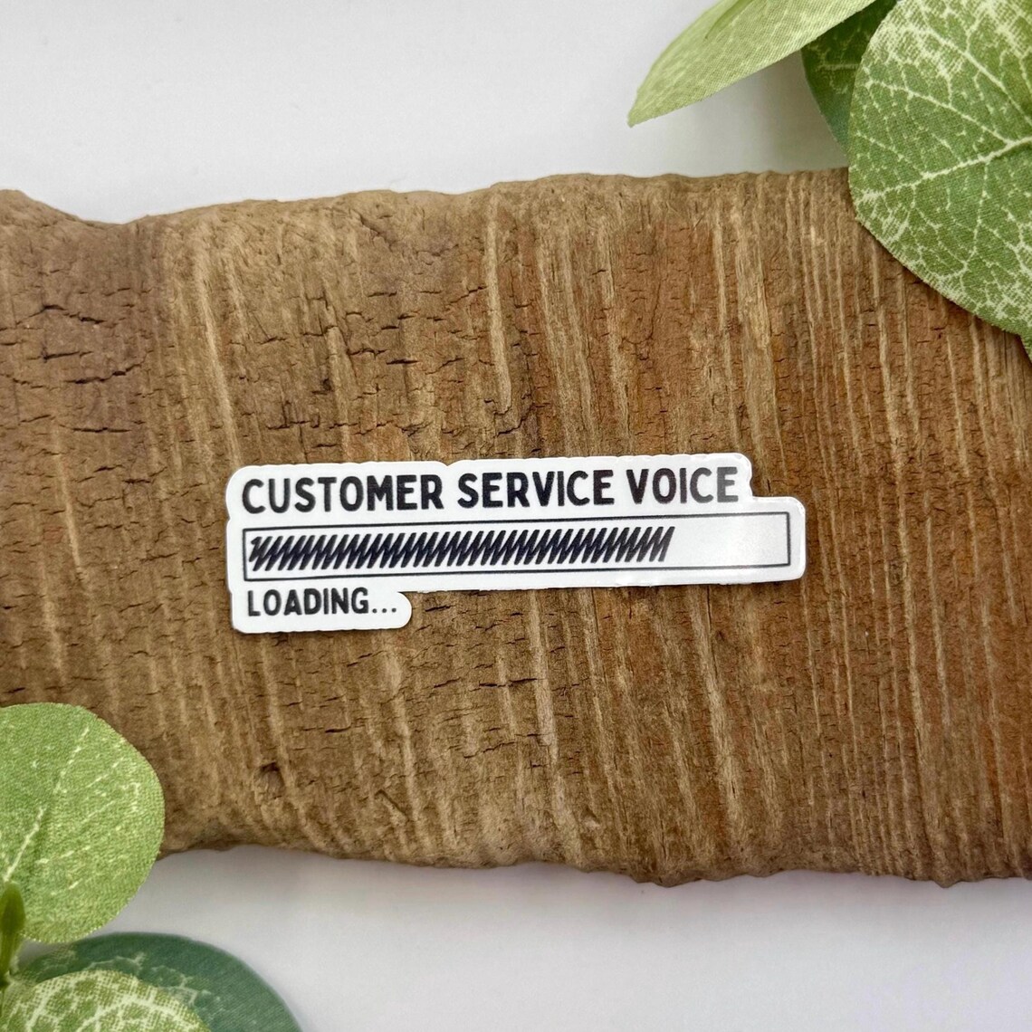 Customer Support Sticker Customer Service Voice Loading Sticker | Waterproof Stickers for Water ...