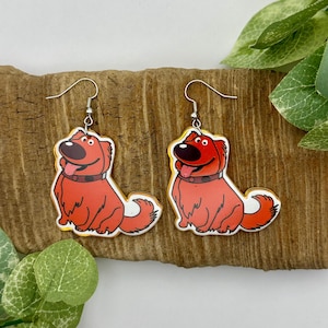 Dog Dangle Earrings | Dog Drop Earrings | Up Jewelry | Nickel Free Brass