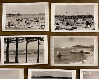 Mystery Vintage Santa Monica postcard