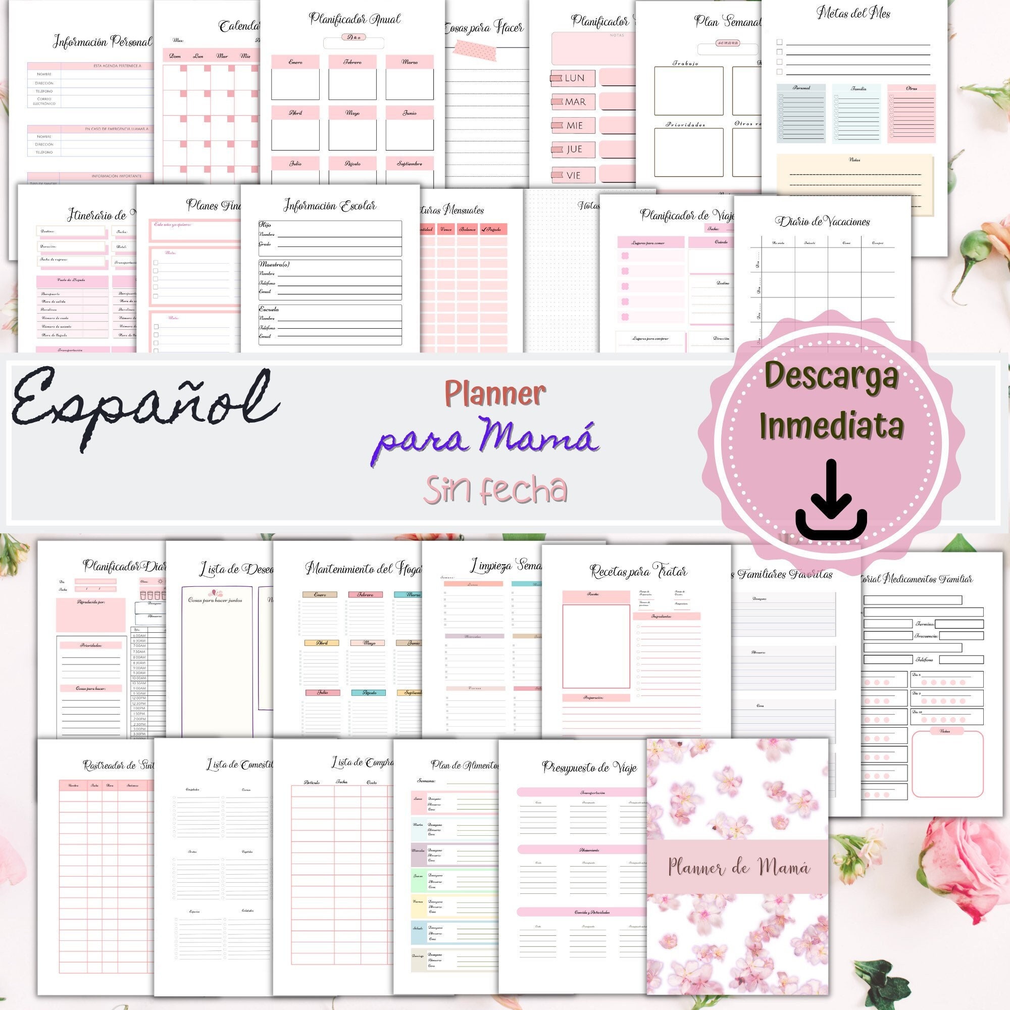 spanish-printable-mom-planner-planner-household-gift-for-mom-agenda