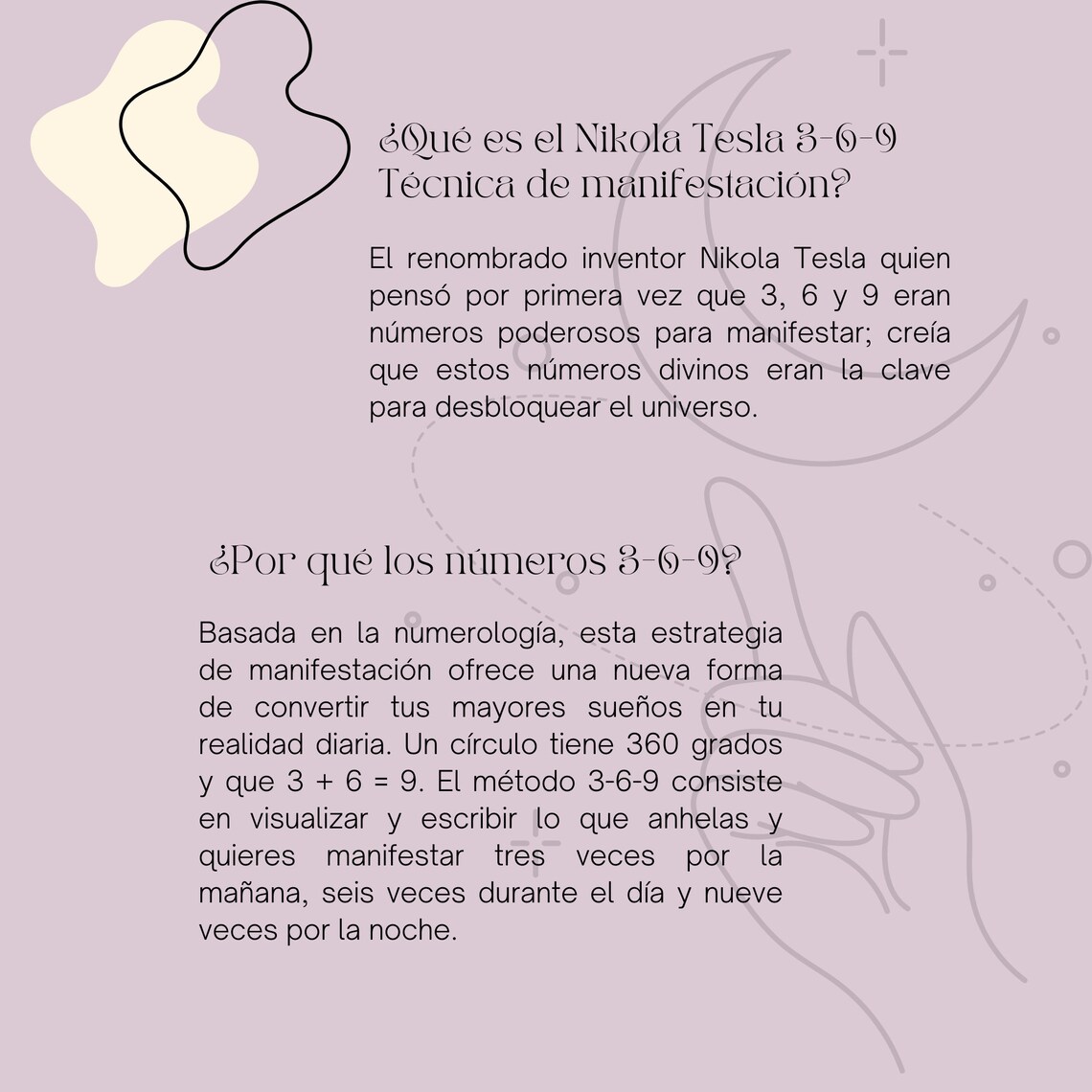 Spanish 369 Method Método de Manifestación 369 Imprimible - Etsy España