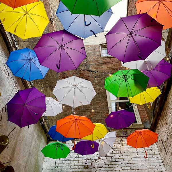 Colorful Umbrella Etsy