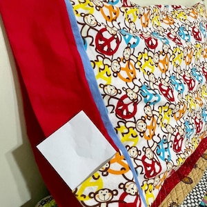 Tooth Fairy Pillowcase-&quot;Peaceful&quot; Monkeys