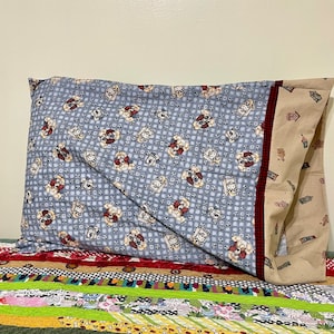 Cats and Birdhouses Pillowcase