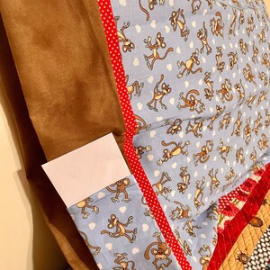 Tooth Fairy Pillowcase-Monkeys