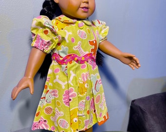 Easter Dress for 18 Inch Doll