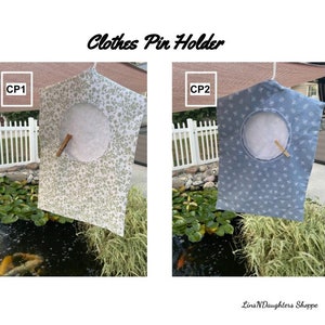 Clothes Pin Bag Holder
