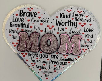 Handmade Mothers Day Cake topper