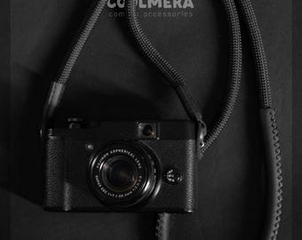Camera Strap/ Slim rope strap/ Photography Accessories / Shoulder Neck Crossbody Leather Straps / DSLR Gift for Her