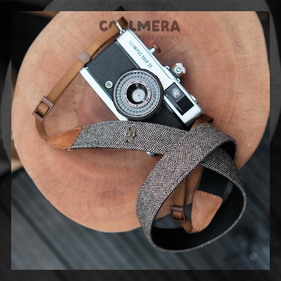 Camera Straps - Herringbone pattern - Photographer Gift - For Man - For Woman - Crossbody Strap - Camera Accessories