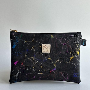 pochette à monnaie en tissu de liège | Pochette durable fabriquée à la main au Portugal | pochette pour cartes | Cadeau pour elle